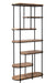 Opbergkast Brix Eettafel Marmer metaal 84x35x190 cm-Opbergkasten-Livingfurn