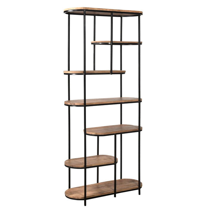 Opbergkast Brix Eettafel Marmer metaal 84x35x190 cm-Opbergkasten-Livingfurn