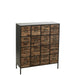 Opbergkast Bruin Ijzer 33x80 cm-Opbergkasten-J-Line