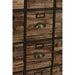 Opbergkast Bruin Ijzer 33x80 cm-Opbergkasten-J-Line