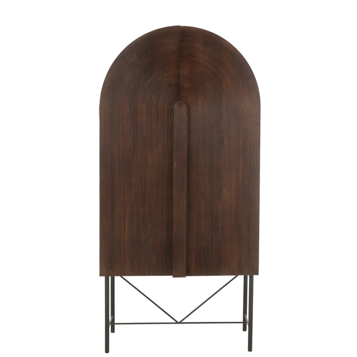 Opbergkast Bruin Mdf 45x90 cm-Opbergkasten-J-Line