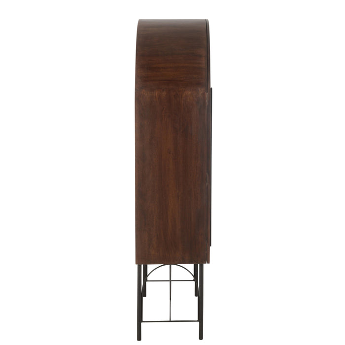 Opbergkast Bruin Mdf 45x90 cm-Opbergkasten-J-Line