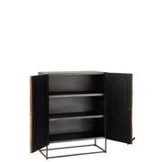 Opbergkast Bruin Recycled hout 42x85 cm-Opbergkasten-J-Line
