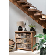 Opbergkast Bruin Recycled hout 50x100 cm-Opbergkasten-J-Line