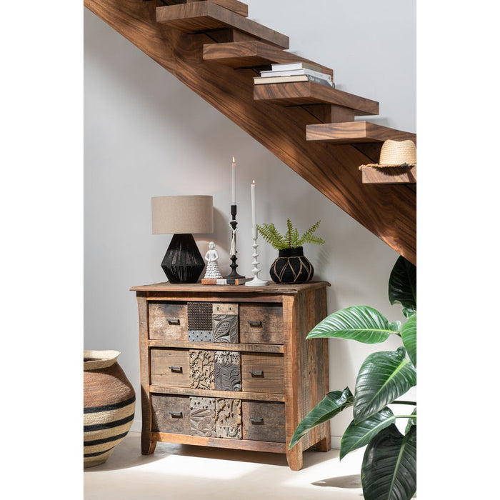 Opbergkast Bruin Recycled hout 50x100 cm-Opbergkasten-J-Line