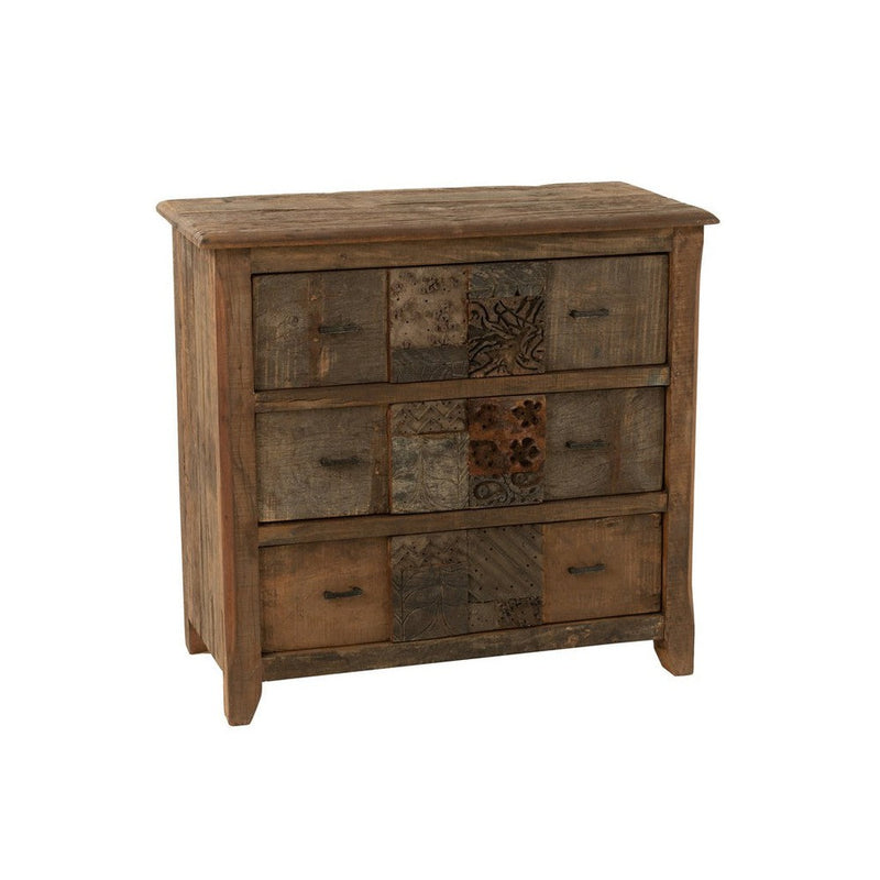 Opbergkast Bruin Recycled hout 50x100 cm-Opbergkasten-J-Line