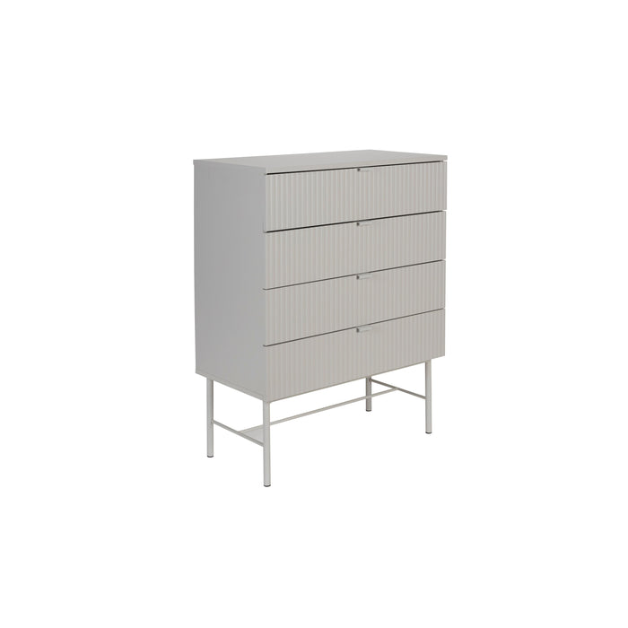 Opbergkast Cayo MDF, Metaal Grijs 40x79 cm-Opbergkasten-Creating Home