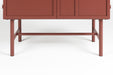 Opbergkast Davis Metaal Rood 35x70 cm-Opbergkasten-Creating Home