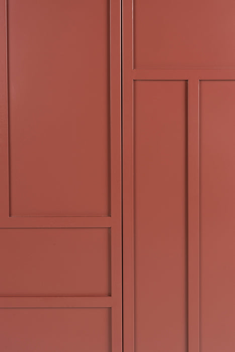 Opbergkast Davis Metaal Rood 35x70 cm