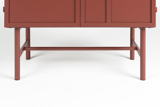 Opbergkast Davis Metaal Rood 35x70 cm-Opbergkasten-Creating Home
