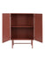 Opbergkast Davis Metaal Rood 35x70 cm-Opbergkasten-Creating Home