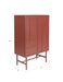 Opbergkast Davis Metaal Rood 35x70 cm-Opbergkasten-Creating Home