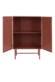 Opbergkast Davis Metaal Rood 35x70 cm-Opbergkasten-Creating Home