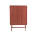 Opbergkast Davis Metaal Rood 35x70 cm-Opbergkasten-Creating Home