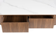 Opbergkast Drawer Almira Hout Bruin 40x90 cm-Opbergkasten-Creating Home