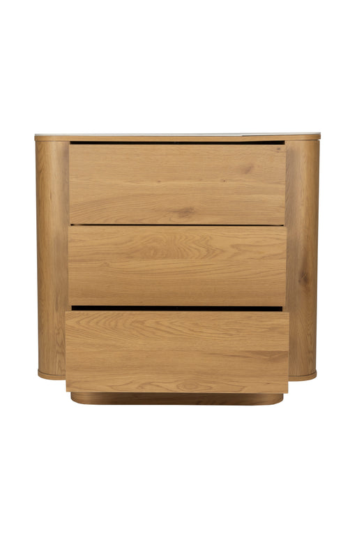 Opbergkast Drawer Almira Hout Naturel 40x90 cm-Opbergkasten-Creating Home