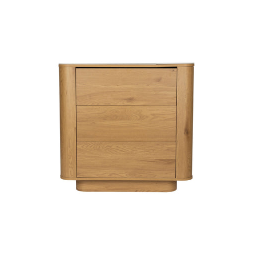 Opbergkast Drawer Almira Hout Naturel 40x90 cm-Opbergkasten-Creating Home