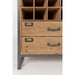 Opbergkast Edgar Fir hout, Metaal Bruin 38x56 cm-Opbergkasten-Creating Home