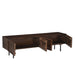 Opbergkast Elan Mangohout Bruin 40x180x50 cm-TV-meubels-Livingfurn
