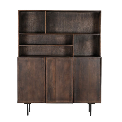Opbergkast Elan Mangohout Bruin 45x135x170 cm-Opbergkasten-Livingfurn