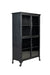 Opbergkast Ferre L Fir veneer, Metaal Zwart 76x35 cm-Opbergkasten-Creating Home