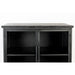 Opbergkast Ferre L Fir veneer, Metaal Zwart 76x35 cm-Opbergkasten-Creating Home