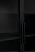 Opbergkast Ferre Low Fir veneer, Metaal Zwart 120x35 cm-Opbergkasten-Creating Home