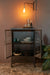 Opbergkast Ferre M Fir veneer, Metaal Zwart 35x65 cm-Opbergkasten-Creating Home