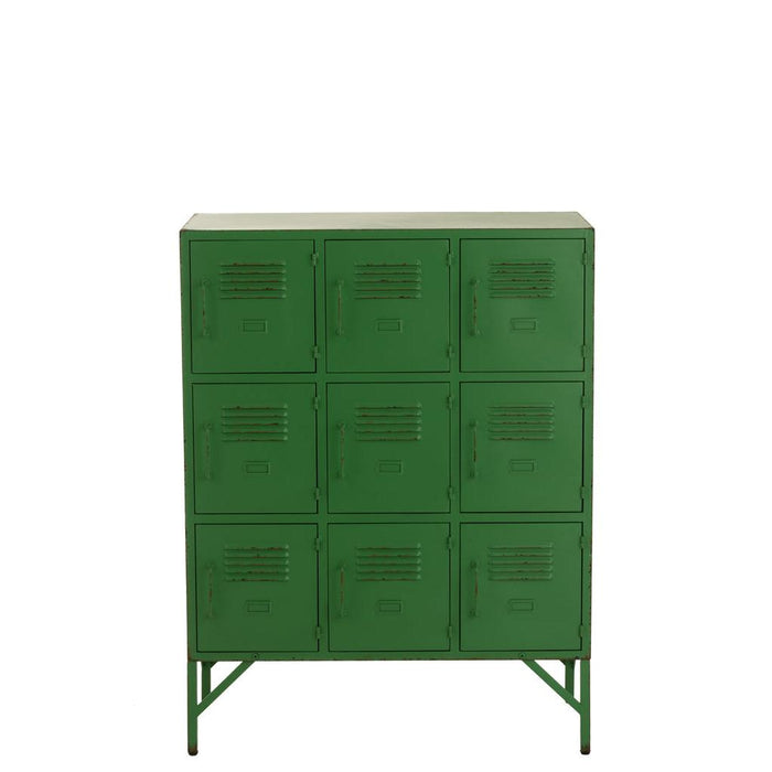 Opbergkast Groen ijzer 42x86 cm-Opbergkasten-J-Line