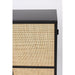 Opbergkast Guuji High 2do MDF, Metaal Zwart 70x38 cm-Opbergkasten-Creating Home