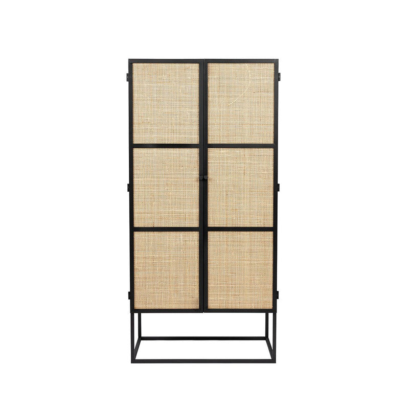 Opbergkast Guuji High 2do MDF, Metaal Zwart 70x38 cm-Opbergkasten-Creating Home