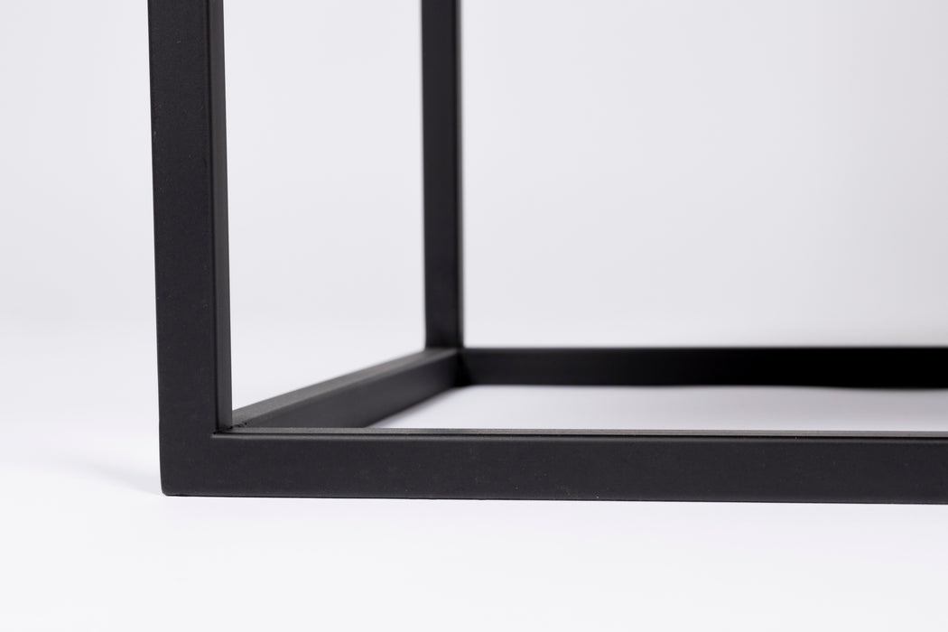Opbergkast Guuji Low 2do MDF, Metaal Zwart 80x38 cm-Opbergkasten-Creating Home
