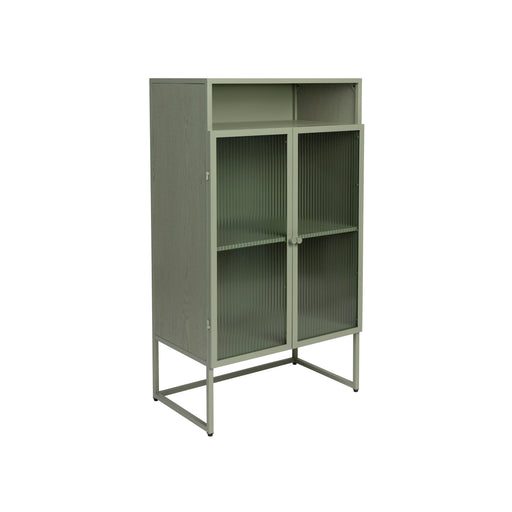 Opbergkast Herbe Large MDF, Metaal Groen 35x60 cm-Opbergkasten-Creating Home