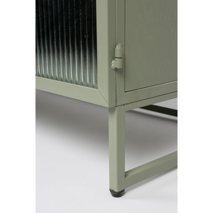 Opbergkast Herbe Medium MDF, Metaal Groen 38x80 cm-Opbergkasten-Creating Home