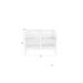 Opbergkast Herbe Medium MDF, Metaal Groen 38x80 cm-Opbergkasten-Creating Home