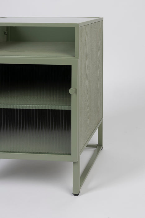Opbergkast Herbe Small MDF, Metaal Groen 45x38 cm-Opbergkasten-Creating Home
