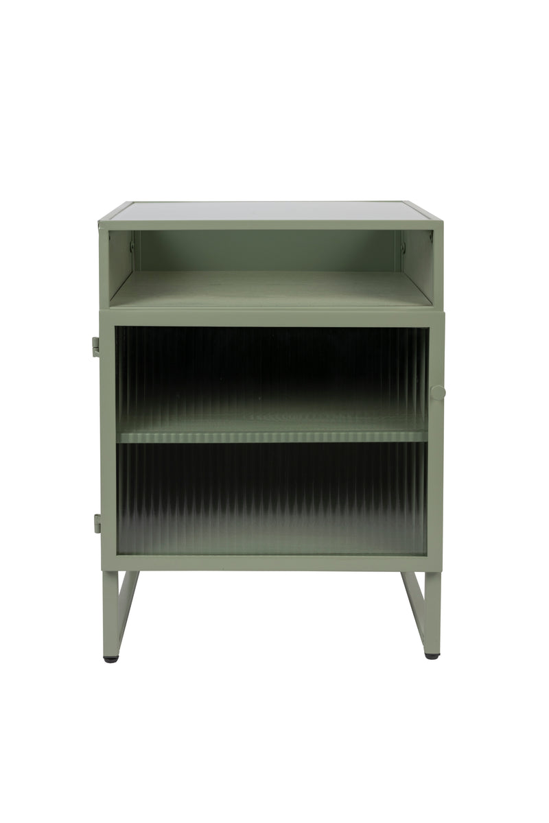 Opbergkast Herbe Small MDF, Metaal Groen 45x38 cm-Opbergkasten-Creating Home