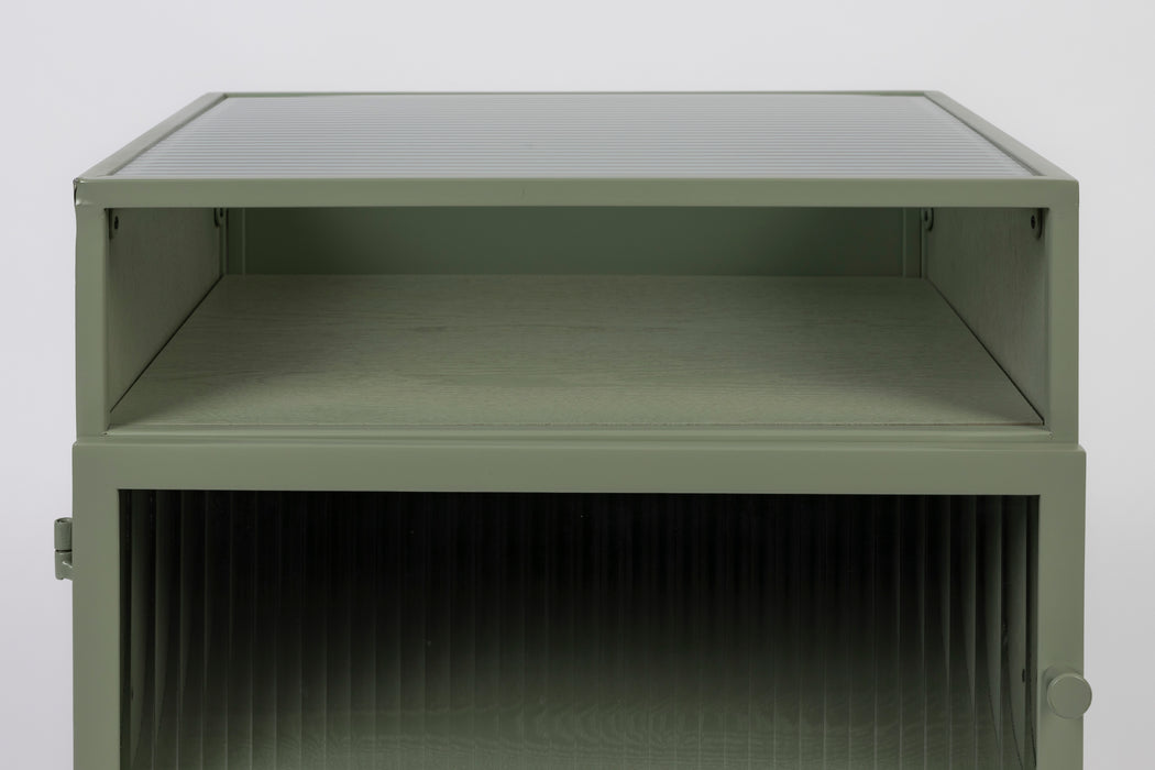 Opbergkast Herbe Small MDF, Metaal Groen 45x38 cm-Opbergkasten-Creating Home