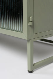 Opbergkast Herbe Small MDF, Metaal Groen 45x38 cm-Opbergkasten-Creating Home