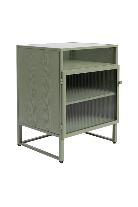 Opbergkast Herbe Small MDF, Metaal Groen 45x38 cm-Opbergkasten-Creating Home