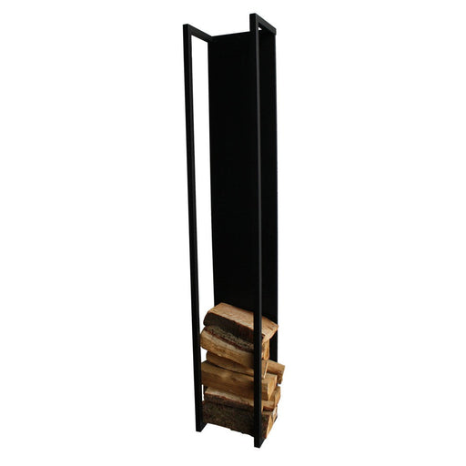 Opbergkast Houtopslag CUBIC Staal Zwart 30x24x167cm Spinder-Opbergkasten-Spinder