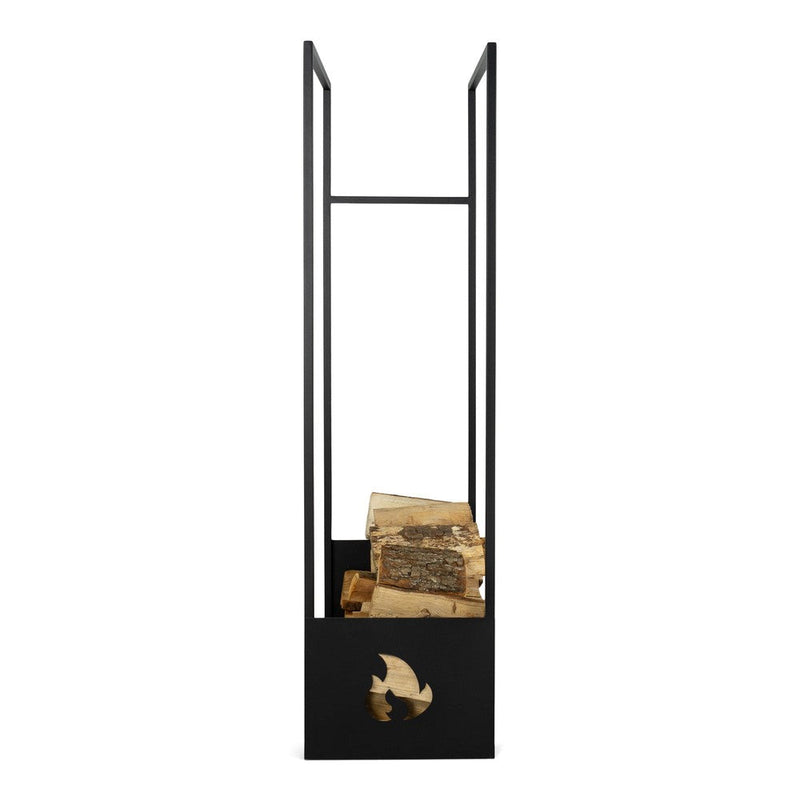 Opbergkast Houtopslag LUMBER LOCKER L Staal Zwart 40x62.2x150cm-Opbergkasten-Spinder