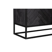 Opbergkast Kabinet kast New York Mangohout en staal 100 cm-Opbergkasten-Starfurn