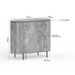 Opbergkast Kabinet kast Solana 115 cm Taupe 115x45x100 cm-Opbergkasten-Starfurn