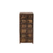 Opbergkast Kast Brut Gerecycled Hout Bruin 38x34x82 cm-Opbergkasten-J-Line