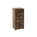 Opbergkast Kast Brut Gerecycled Hout Bruin 38x34x82 cm-Opbergkasten-J-Line