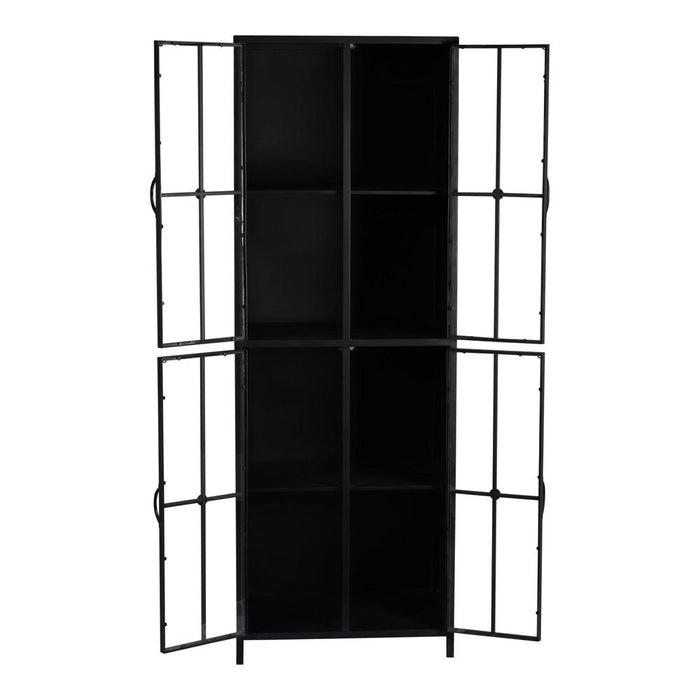 Opbergkast Kast Cave Zwart 40x60 cm-Opbergkasten-PTMD