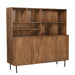 Opbergkast Kast Elan Mangohout Naturel hout 45x180x172 cm-Opbergkasten-Livingfurn