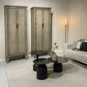 Opbergkast Kast Icons Marie Elise Grijs 45x95x220 cm-Opbergkasten-Livingfurn