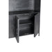 Opbergkast Kast Kala Mangohout Zwart 120x40x200 cm-Opbergkasten-Livingfurn